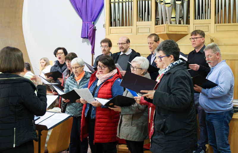 Michael Fürnschuß Seelsorgeraumchor am Gründonnerstag 2025